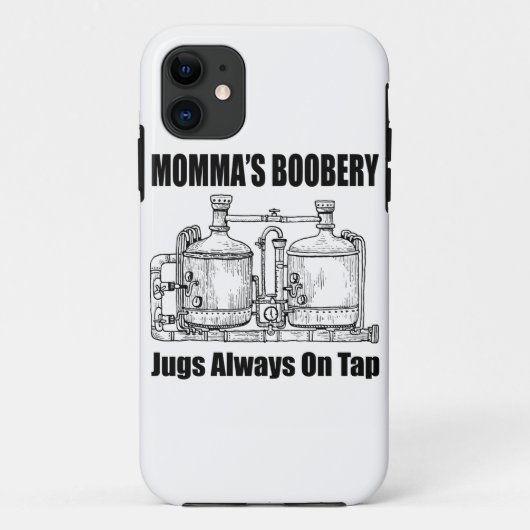 Mama's Boobery Jugs Altijd Op Tap Case-Mate iPhone Case (Achterkant)