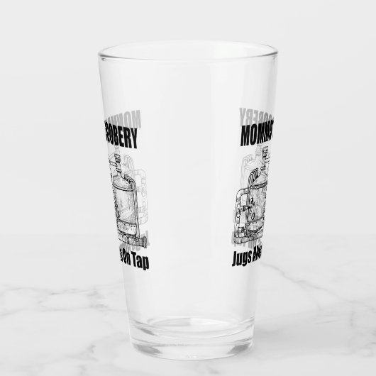 Mama's Boobery Jugs Altijd Op Tap Glas (Links)