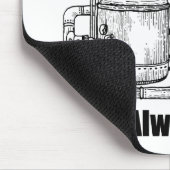 Mama's Boobery Jugs Altijd Op Tap Muismat (Hoek)