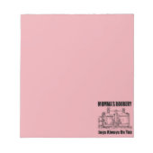 Mama's Boobery Jugs Altijd Op Tap Notitieblok (Voorkant)