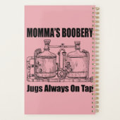 Mama's Boobery Jugs Altijd Op Tap Planner (Achterkant)