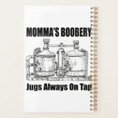 Mama's Boobery Jugs Altijd Op Tap Planner (Achterkant)