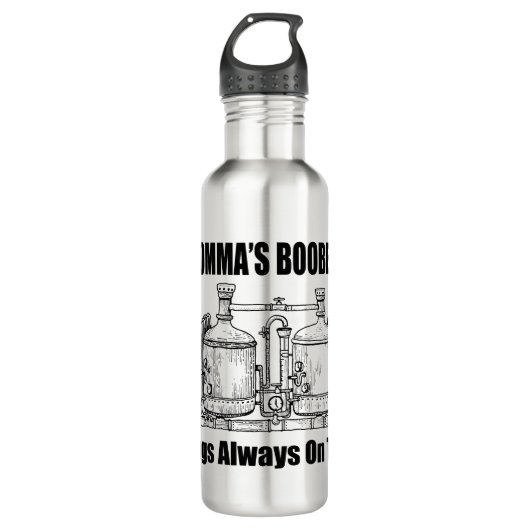 Mama's Boobery Jugs Altijd Op Tap Waterfles (Voorkant)