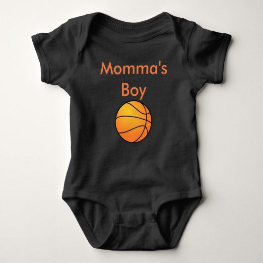 Mama's Boy Baby Bodysuit (Voorkant)