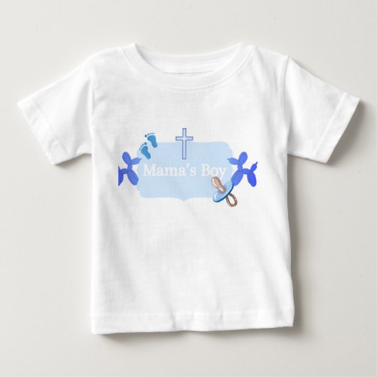 Mama's Boy baby T-shirt (Voorkant)