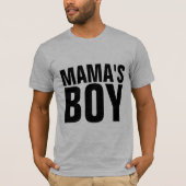 MAMA'S BOY mannen Funny T-shirts (Voorkant)