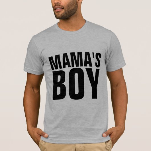 MAMA'S BOY mannen Funny T-shirts (Voorkant)