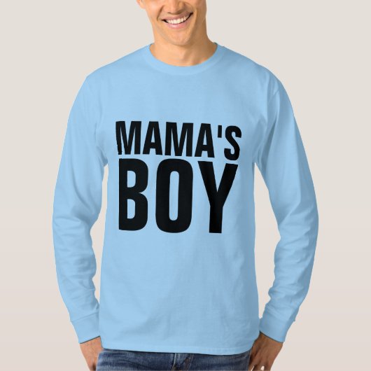 MAMA'S BOY MANNEN (VOOR SON) T-shirts (Voorkant)