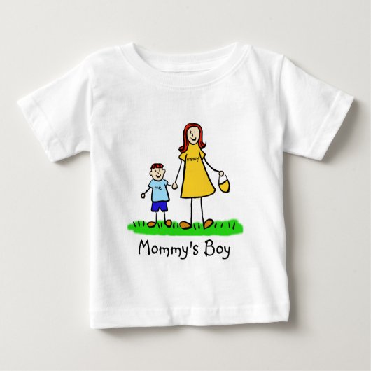 Mama's Boy Moeder and Son Custom Family Shirt (Voorkant)