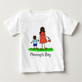 Mama's Boy Moeder and Son Custom Family Shirt (Voorkant)