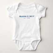 Mama's Boy Oprichtingsjaar Romper (Voorkant)