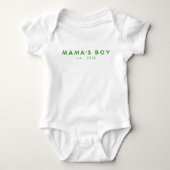 Mama's Boy Oprichtingsjaar Romper (Voorkant)