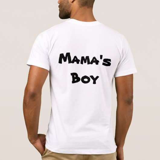 Mama's Boy T-shirt (Achterkant)