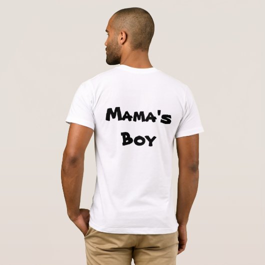 Mama's Boy T-shirt (Achterkant volledig)