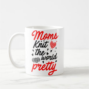 Mama's Breien De Wereld Mooi Haakwerk Naaien Wol Koffiemok