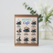 Mama's Cafe Briefkaart (Staand voorkant)