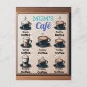 Mama's Cafe Briefkaart (Voorkant)