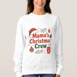 Mama's Christmas crew merry festive Trui