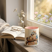 Mama's Cozy Nest – Gezellige Morgenmok met Vogelfa