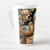 Mama's Cozy Nest Zwarte Latte Mok (Linkerhoek)