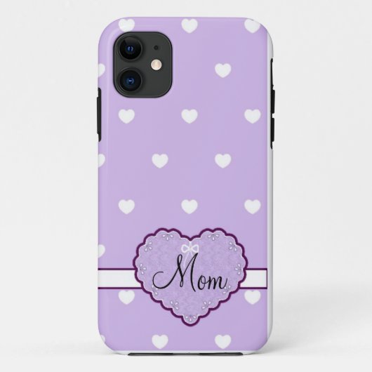 Mama's Custom Heart iPhone 5 Hoesje (Achterkant)