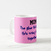 MAMA'S DE LIJM KOFFIEMOK (Voorkant links)