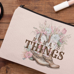 Mama's Dingen Western Cowboylaarzen Met Bloemen Etui
