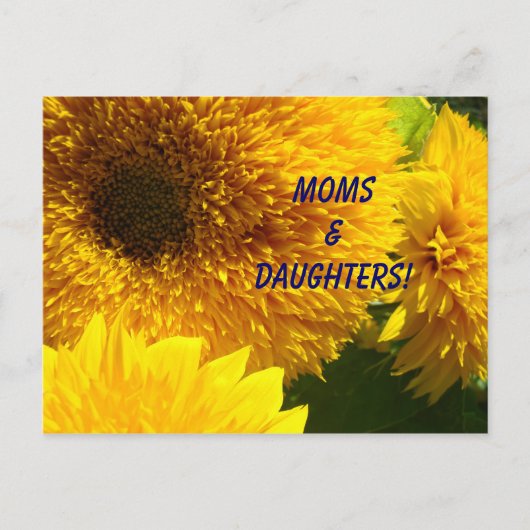 Mama's & Dochters! Uitnodigingen Lunch Evenementen (Voorkant)