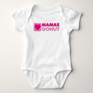 Mamas donut baby roze creeper romper