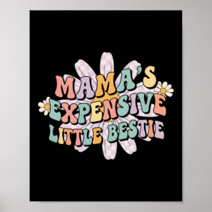 Mamas dure kleine beste vriendin schattige kindere poster
