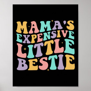 Mamas Dure Kleine Bestie Grappige Moederdag Poster