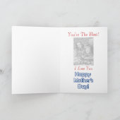 Mama's eerste Moederdag- Americana stijl Kaart (Binnen)