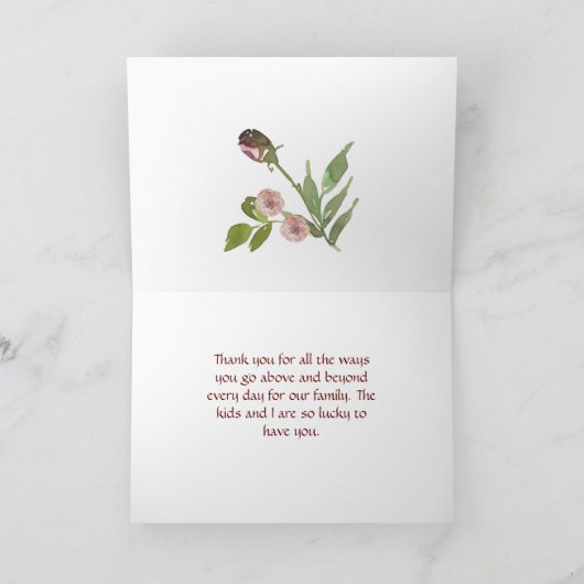 Mama's eerste Moederdag Kaart (Binnen)