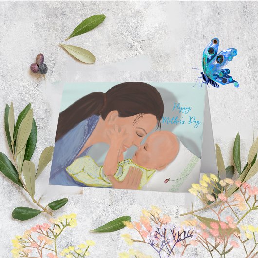 Mama's eerste Moederdag Kaart