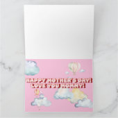 Mama's eerste Moederdag Wenskaart Kaart (Binnen)