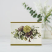  mama's en bessen bloemig briefkaart (Staand voorkant)