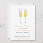 Mamas en Mimosas Momosa Baby shower of Sip & See Kaart (Voorkant)