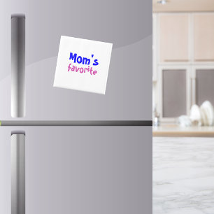 "Mama's favoriet" Grappige Schattigee Sibling Riva Magneet