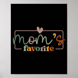 Mama's favoriete grapje Moederdag  Poster