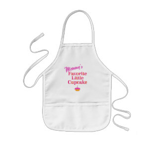 Mama's favoriete kleine cupcake kinder schort