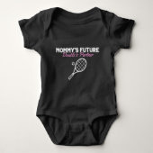 Mama's Future Doubles Partner Tennis Quote Gezegde Romper (Voorkant)