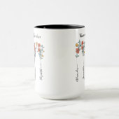 Mama's Garden Custom 5 Namen Bloemencadeau voor Ma Mok (Midden)