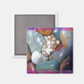 Mama's gepolijste stenen #1 magneet (Voorkant / Achterkant)