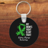 Mama's gevecht is mijn gevecht nierziekte bewustzi sleutelhanger (Voorkant)