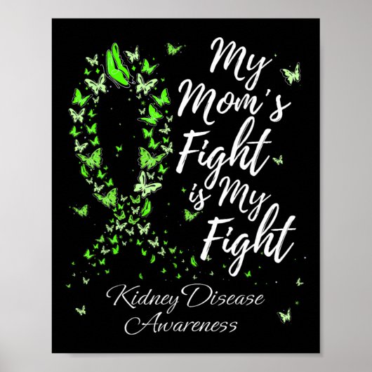 Mama's gevecht is mijn gevecht over nierziekte bew poster (Voorkant)