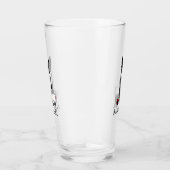 Mama's Girl #2 Boston Terrier Dog (zwart) Cute Glas (Rechts)