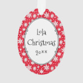 Mama's Girl #2 Boston Terrier Dog (zwart) Cute Ornament (achterkant)