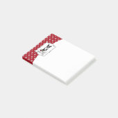 Mama's Girl #2 Boston Terrier (zwart) - Cute Dog Post-it® Notes (Schuin)