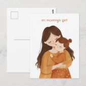 Mama's Girl Briefkaart (Voorkant / Achterkant)