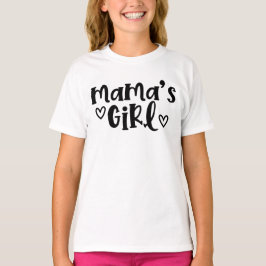 Mama's Girl Coördineert mama en ik Moederdag T-shirt